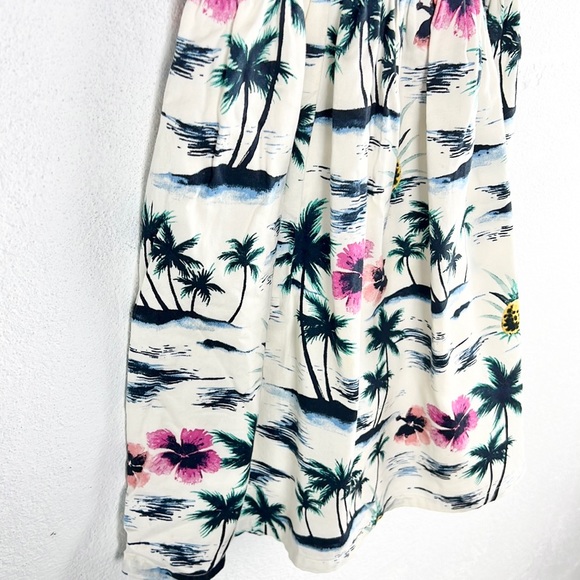 OSH KOSH GENUINE KIDS | 🏝Tropical Palm Trees Print Sun Dress GIRLS 4T - Picture 4 of 12